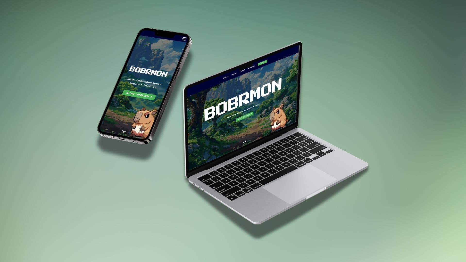 Mockup des Projekts