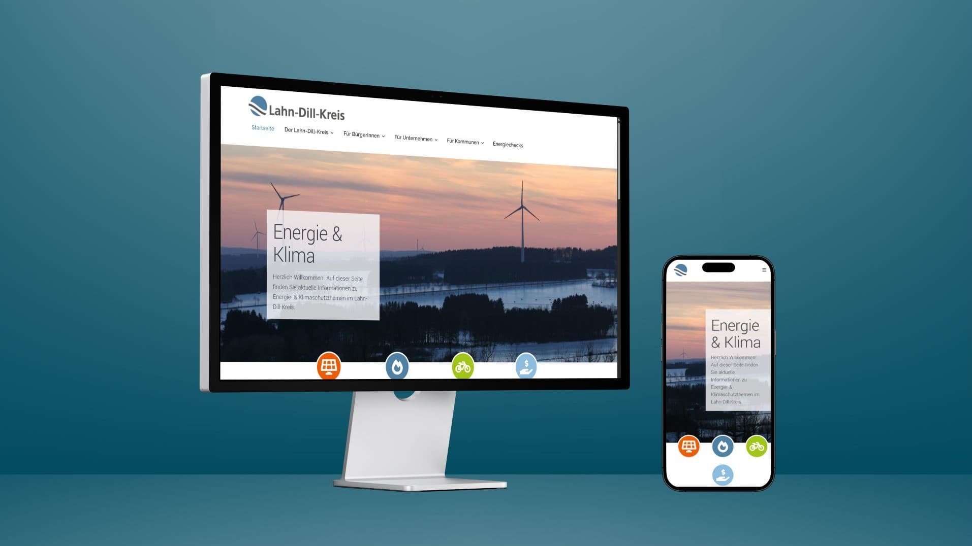 Mockup des Projekts
