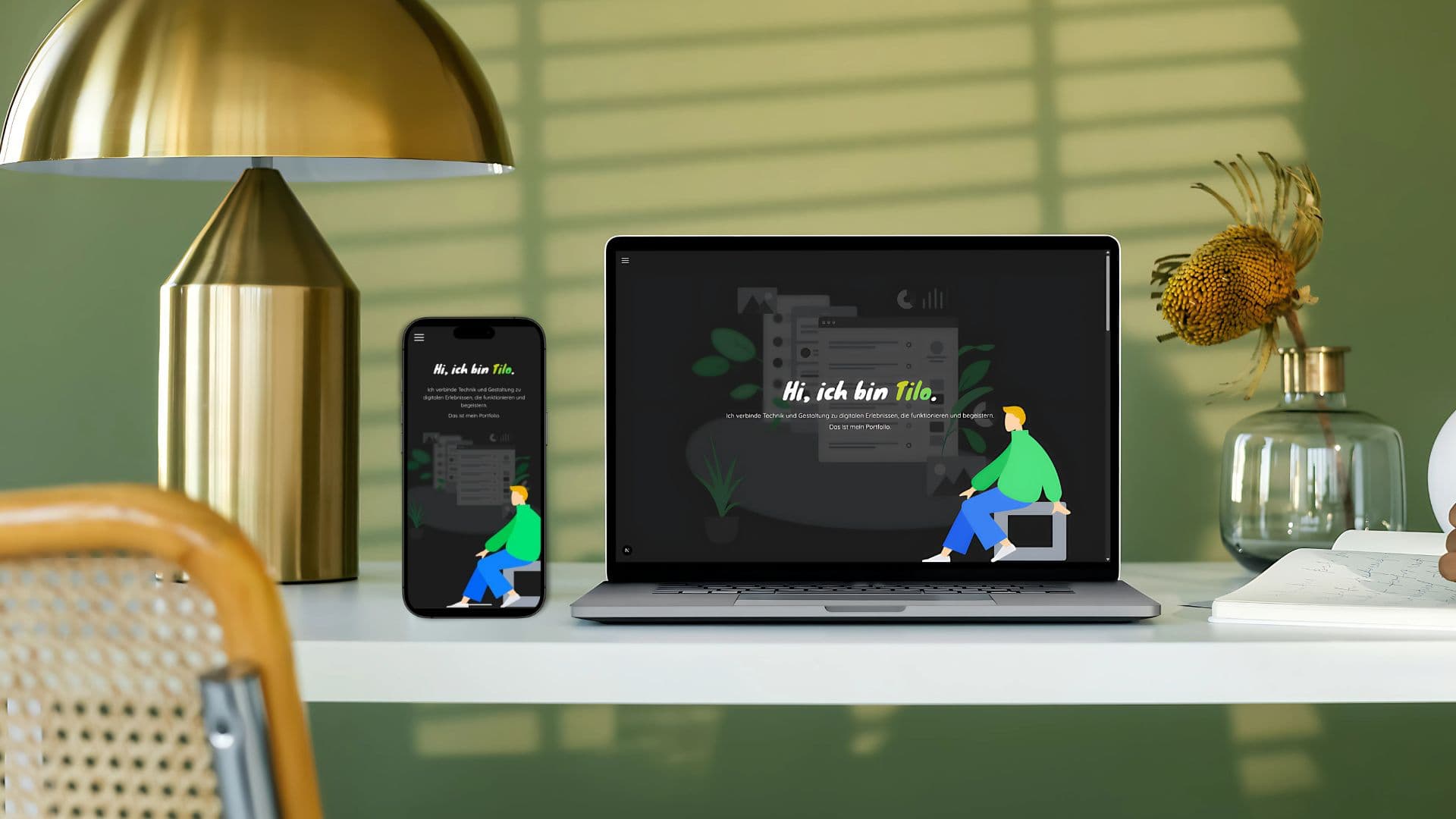 Mockup des Projekts